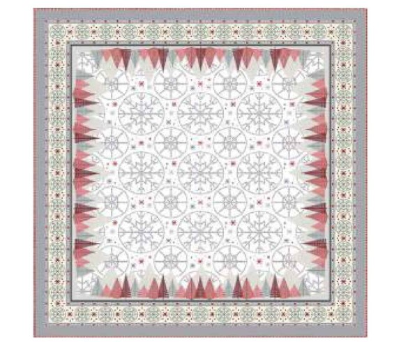 Casabiancheria.it | Centrotavola e runner natalizio di gobelin Cristal copritavola di natale