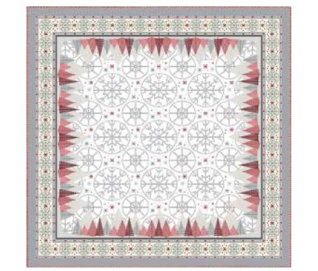 Casabiancheria.it | Centrotavola e runner natalizio di gobelin Cristal copritavola di natale