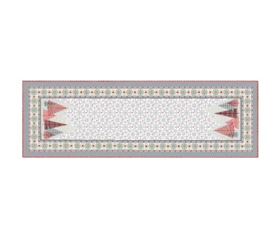 Casabiancheria.it | Centrotavola e runner natalizio di gobelin Cristal copritavola di natale