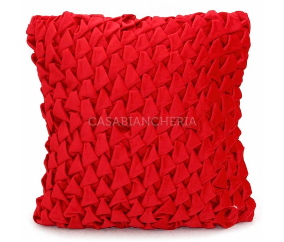 Casabiancheria.it | Cuscino arredo decorativo natalizio Red Christmas Velvet cuscini natalizi sagomati