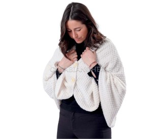 Casabiancheria.it | Mantella scialle di pile flannel Waffle mantella in pile amazon