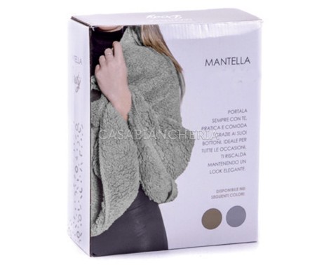 Casabiancheria.it | Mantella scialle di pile flannel Sere mantella in pile amazon