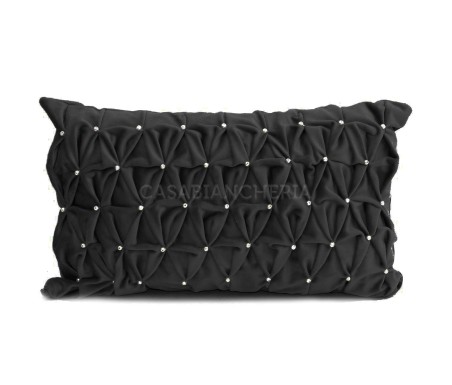 Casabiancheria.it | Cuscino arredo Laura in velluto con perline cuscini decorativi in velluto amazon