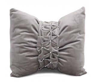 Casabiancheria.it | Cuscino arredo Fiocco in velluto con perline cuscini decorativi in velluto amazon 2