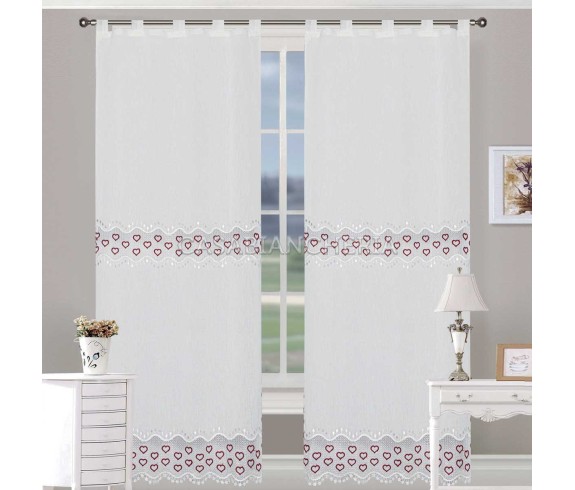 Tenda pannello Agata con pizzo macramè tende da interno tenda confezionata