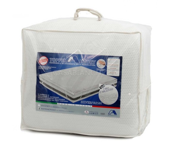 Casabiancheria.it | Topper coprimaterasso Silver in memory topper materasso amazon topper