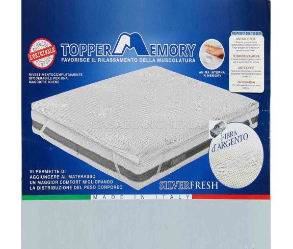 Casabiancheria.it | Topper coprimaterasso Silver in memory topper materasso amazon topper