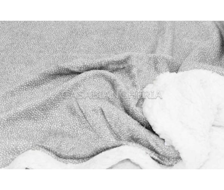 Casabiancheria.it | Plaid e coperta di pile agnellato Dots plaid in pile amazon