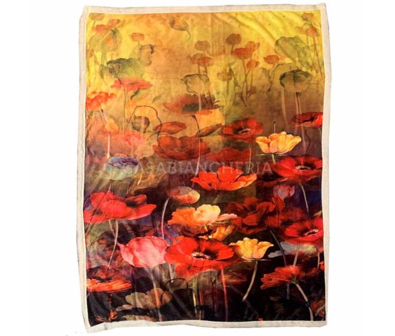 Casabiancheria.it | Plaid di pile agnellato Art plaid in pile amazon plaid agnellato