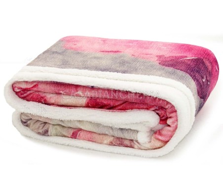 Casabiancheria.it | Plaid di pile agnellato matrimoniale Art plaid in pile amazon plaid agnellato