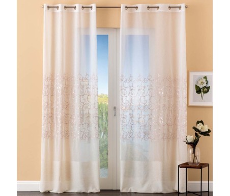 Tenda pannello confezionata Beatrice ricamata tende da interno tenda confezionata tende pronte