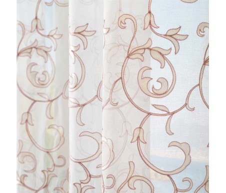 Tenda pannello confezionata Beatrice ricamata tende da interno tenda confezionata tende pronte