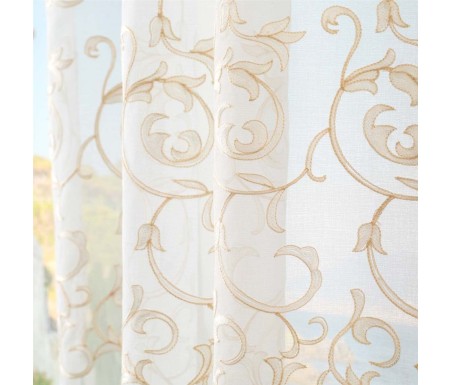 Tenda pannello confezionata Beatrice ricamata tende da interno tenda confezionata tende pronte