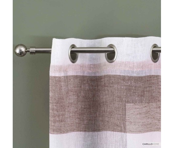 Casa Biancheria | Tenda confezionata rigata Laos tende per finestre da interno 