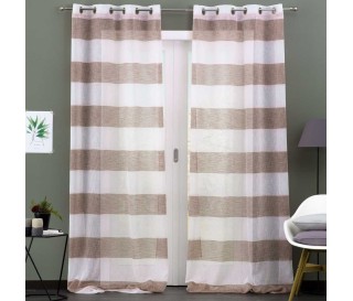 Casa Biancheria | Tenda confezionata rigata Laos tende per finestre da interno 