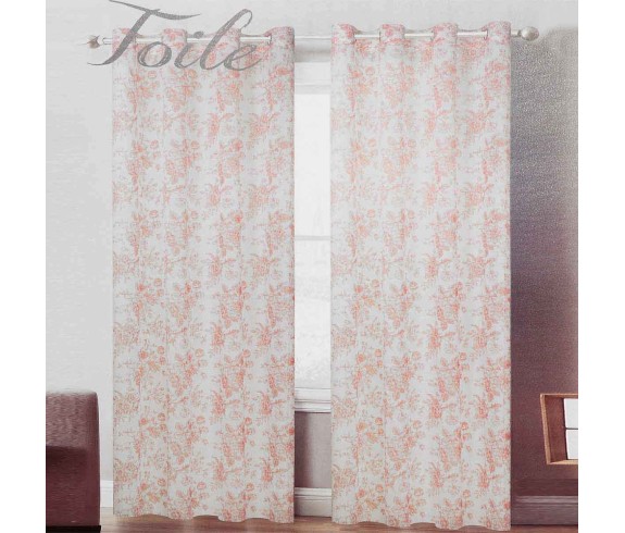 Tenda pannello confezionata Toile ricamata tende da interno tenda confezionata tende pronte