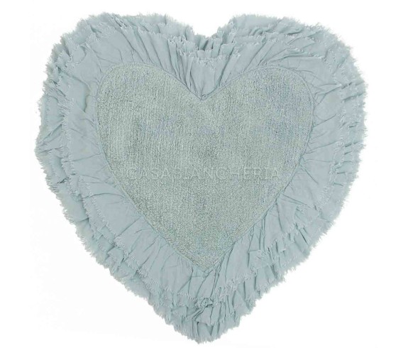 Casabiancheria.it | Tappeto bagno di cotone Frill Liz Cuore tappeti in cotone amazon
