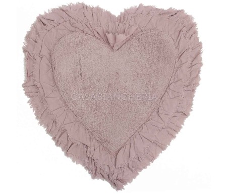 Casabiancheria.it | Tappeto bagno di cotone Frill Liz Cuore tappeti in cotone amazon