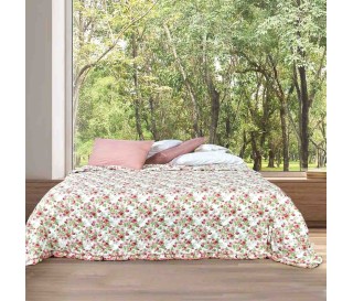 Casabiancheria.it | Copriletto trapuntato matrimoniale  Caen con volant amazon trapuntino leggero