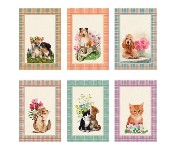 Casabiancheria.it | Strofinaccio Tiffany Lovely set 6 pezzi strofinacci di cotone