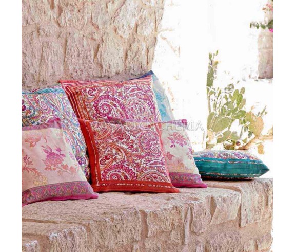 Casabiancheria.it | Cuscino arredo Granfoulard Bassetti Noto in saia di cotone con imbottitura cuscini decorativi granfoulard ba