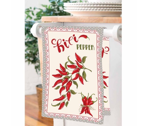 Casabiancheria.it | Strofinaccio di spugna Nizza set 6 pezzi asciugamani da cucina