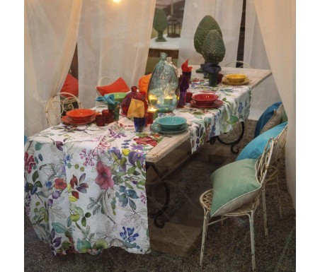 Casabiancheria.it | Tovaglia di canapa Tessitura Toscana Telerie Maui tovaglie in canapa colorate