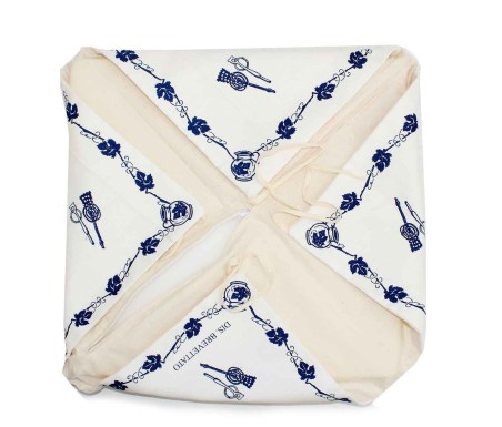 Casabiancheria.it | Cuscino sedia con alette Stampa Romagnola cuscini per sedie da cucina country