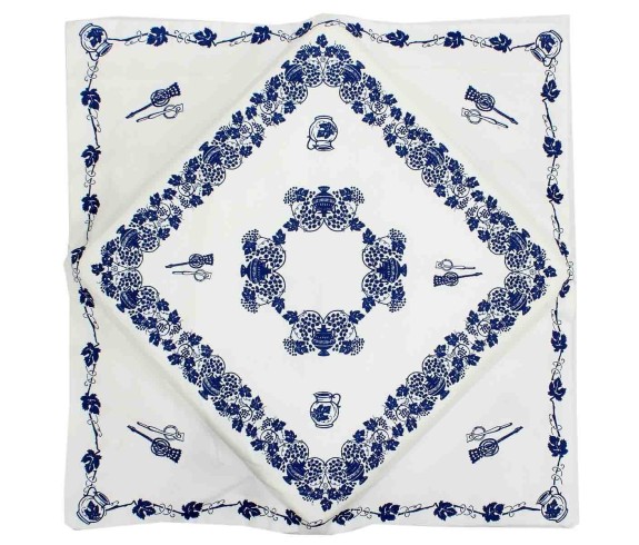 Casabiancheria.it | Cuscino sedia con alette Stampa Romagnola cuscini per sedie da cucina country