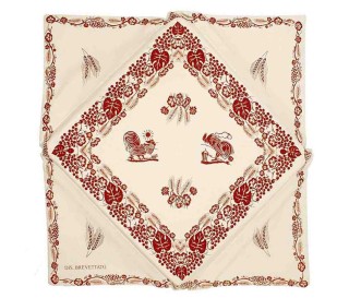 Casabiancheria.it | Cuscino sedia con alette Stampa Romagnola cuscini per sedie da cucina country