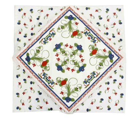 Casabiancheria | Cuscino sedia romagnolo con alette Garofano di Faenza cuscino per sedie da cucina