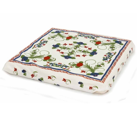 Casabiancheria | Cuscino sedia romagnolo con alette Garofano di Faenza cuscino per sedie da cucina