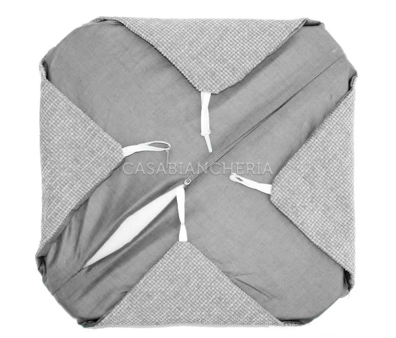 Casabiancheria.it | Cuscino sedia con alette Intreccio cuscini per sedia da cucina