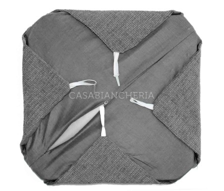 Casabiancheria.it | Cuscino sedia con alette Intreccio cuscini per sedia da cucina