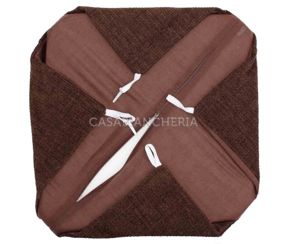 Casabiancheria.it | Cuscino sedia con alette Intreccio cuscini per sedia da cucina