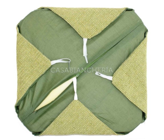 Casabiancheria.it | Cuscino sedia con alette Intreccio cuscini per sedia da cucina