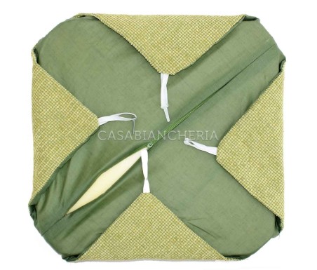 Casabiancheria.it | Cuscino sedia con alette Intreccio cuscini per sedia da cucina