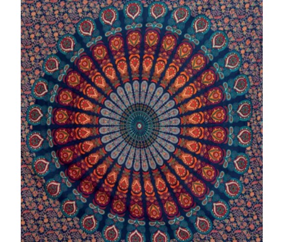 Casabiancheria.it | Telo arredo copritutto Batik Sabbia Rainbow teli arredo amazon copritutto copridivano in cotone 