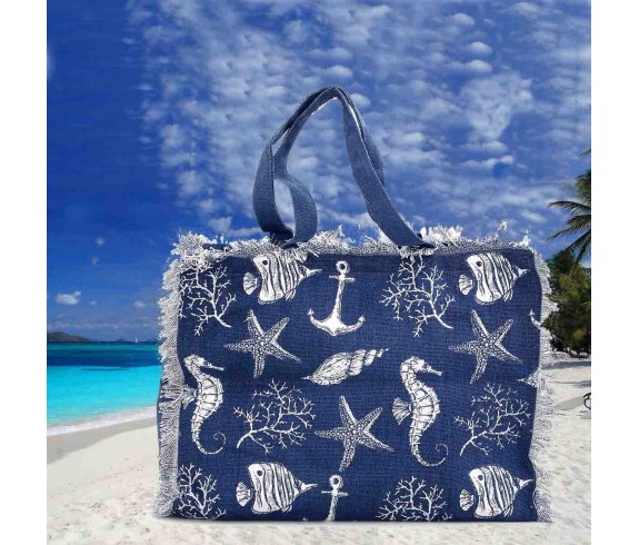 Casabiancheria.it | Borsa da mare con cerniera Aquarius borse mare amazon borse mare in tessuto