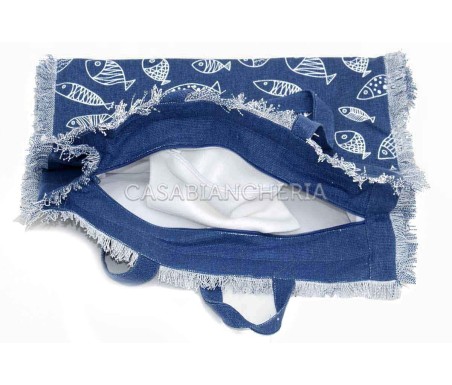 Casabiancheria.it | Borsa da mare con cerniera Aquarius borse mare amazon borse mare in tessuto