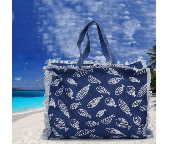 Casabiancheria.it | Borsa da mare con cerniera Aquarius borse mare amazon borse mare in tessuto
