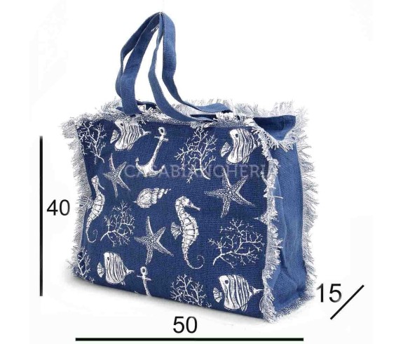 Casabiancheria.it | Borsa da mare con cerniera Aquarius borse mare amazon borse mare in tessuto