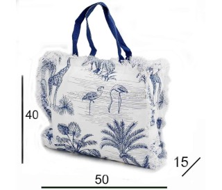 Casabiancheria.it | Borsa da mare con cerniera Wild borse mare amazon borse mare in tessuto 2