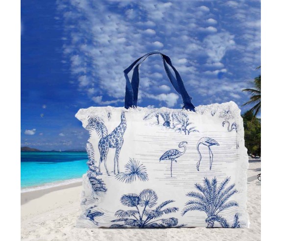 Casabiancheria.it | Borsa da mare con cerniera Wild borse mare amazon borse mare in tessuto