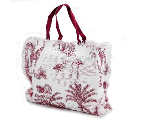 Casabiancheria.it | Borsa da mare con cerniera Wild borse mare amazon borse mare in tessuto