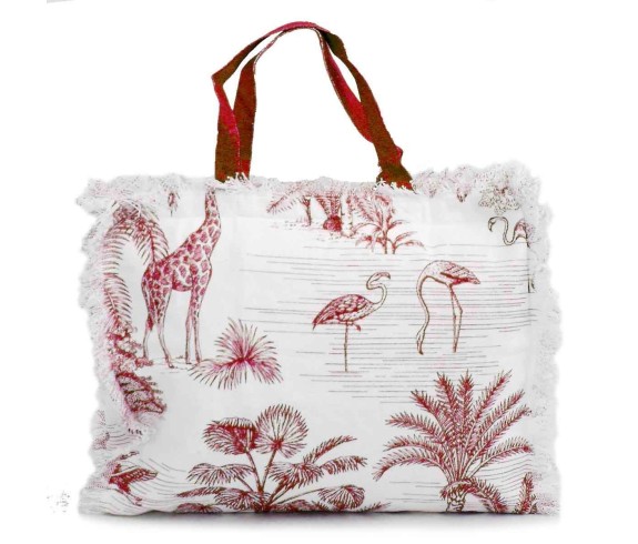 Casabiancheria.it | Borsa da mare con cerniera Wild borse mare amazon borse mare in tessuto