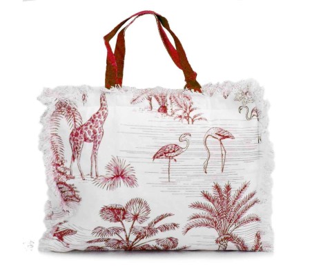 Casabiancheria.it | Borsa da mare con cerniera Wild borse mare amazon borse mare in tessuto