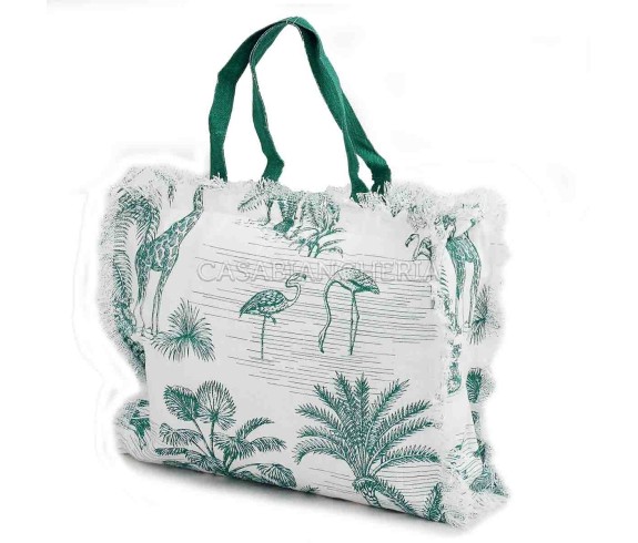 Casabiancheria.it | Borsa da mare con cerniera Wild borse mare amazon borse mare in tessuto