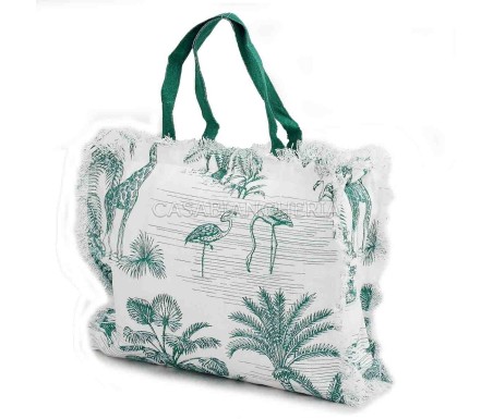 Casabiancheria.it | Borsa da mare con cerniera Wild borse mare amazon borse mare in tessuto