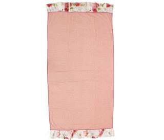 Casabiancheria.it | Telo mare di spugna Balza Fiore con volant teli mare in spugna amazon telo mare morbido